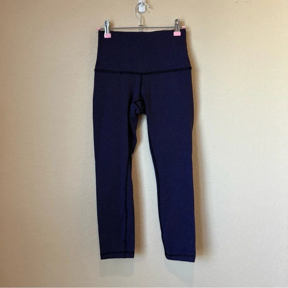 Lululemon Wunder Under Roll Down Diamond Dot Leggings - Picture 3 of 7